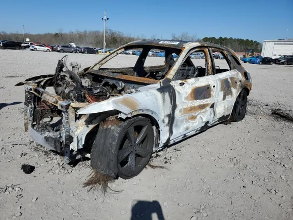 2022 Genesis GV70 2.5T, VIN KMUMADTB9NU036253 — Engine fire