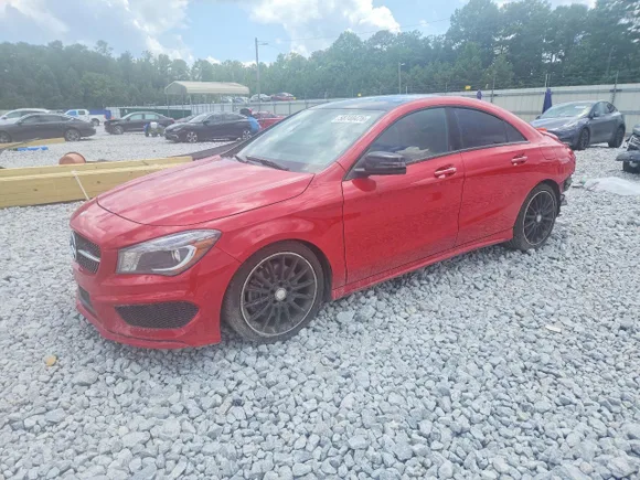 2016 Mercedes-Benz CLA 250, VIN WDDSJ4EB6GN374896 — Rear end