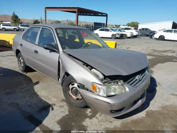 2002 Toyota Corolla LE, VIN 1NXBR12E42Z574346 — Normal wear