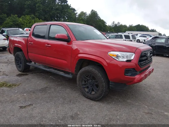 2019 Toyota Tacoma SR, VIN 5TFAX5GN6KX137677 — Interior fire