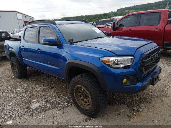 2017 Toyota Tacoma TRD Sport, VIN 3TMCZ5ANXHM088266 — Interior fire