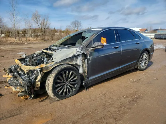 2020 Lincoln MKZ Standard, VIN 3LN6L5B94LR601809 — Engine fire