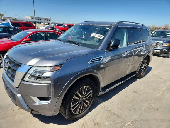 2021 Nissan Armada SL, VIN JN8AY2BA4M9371148 — Side