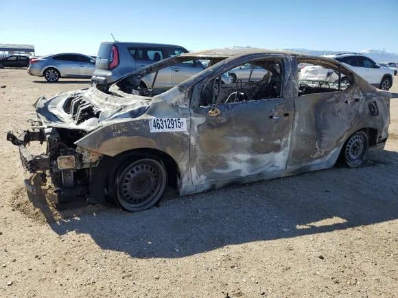2024 Nissan Versa S, VIN 3N1CN8DV7RL897288 — Burn