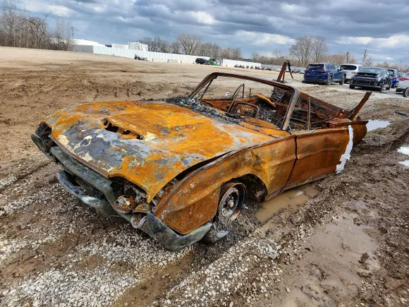 1963 Ford Thunderbird, VIN 3Y85M100429 — Burn