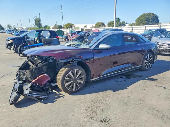 2026 Lucid Air Grand Touring, VIN 50EA1GBA7TA043549 — Front end