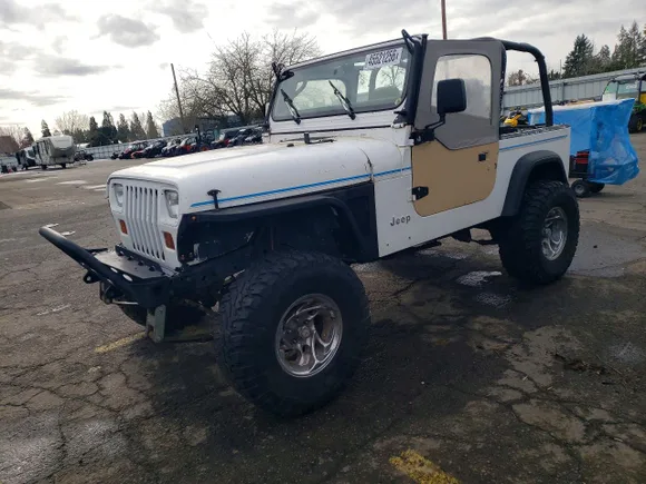 1992 Jeep Wrangler, VIN 2J4FY19P9NJ537450 — Minor dents and scratches