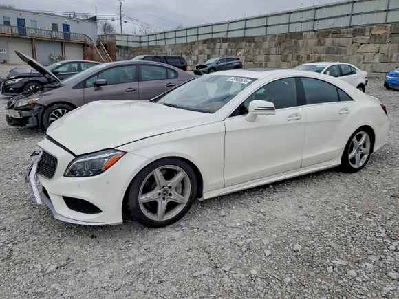 2017 Mercedes-Benz CLS 550, VIN WDDLJ9BB5HA198227 — Front end