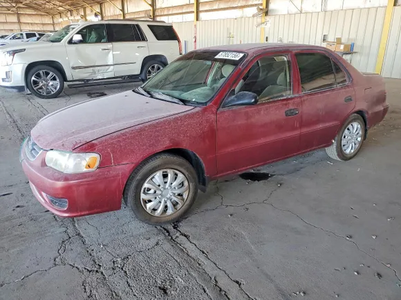 2001 Toyota Corolla S, VIN 1NXBR12E91Z457859 — Minor dents and scratches