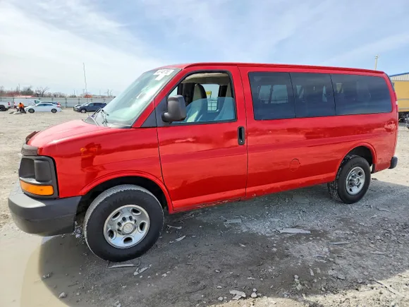 2013 Chevrolet Express Passenger LS, VIN 1GAWGPFA2D1176202 — Side
