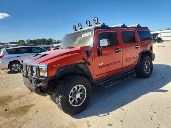 2003 Hummer H2, VIN 5GRGN23U83H119025 — Burn