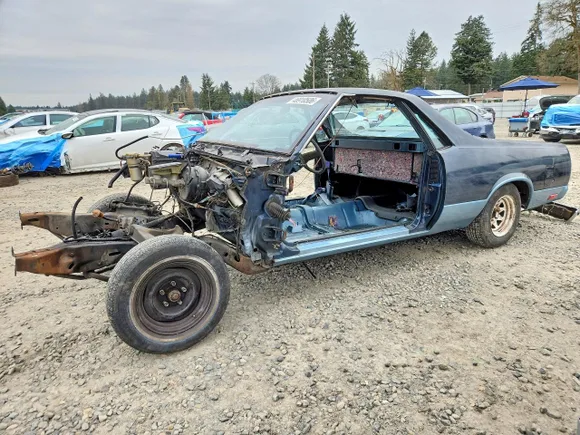 1987 Chevrolet El Camino, VIN 3GCCW80H5HS901689 — Stripped