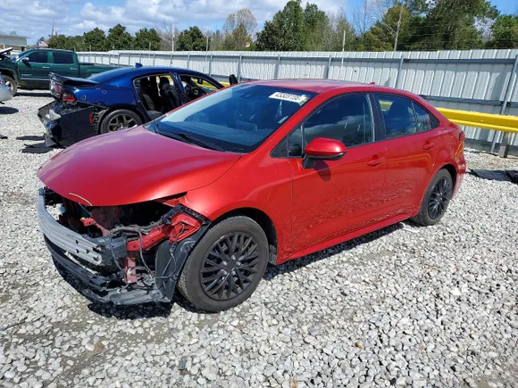 2021 Toyota Corolla LE, VIN 5YFEPMAE0MP238428 — Front end