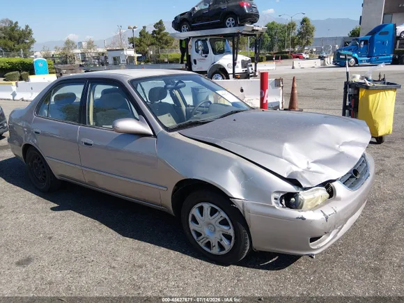 2001 Toyota Corolla LE, VIN 1NXBR12E41Z501573 — Front end