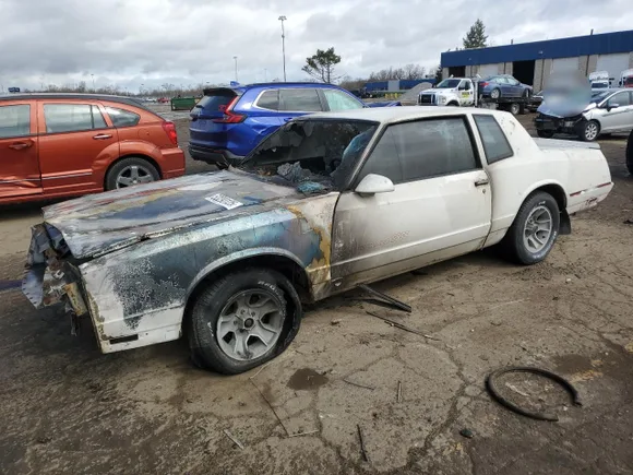 1986 Chevrolet Monte Carlo Sport, VIN 1G1GZ37G6GR102779 — Burn
