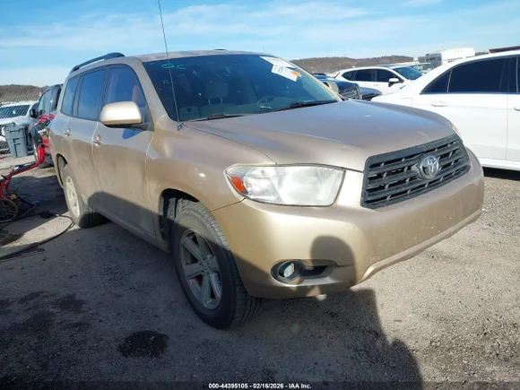 2009 Toyota Highlander, VIN JTEES41A292116960 — Not stated