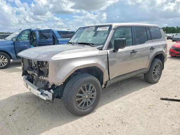 2025 Toyota Land Cruiser 1958 Edition, VIN JTEABFAJ8SK023361 — Front end