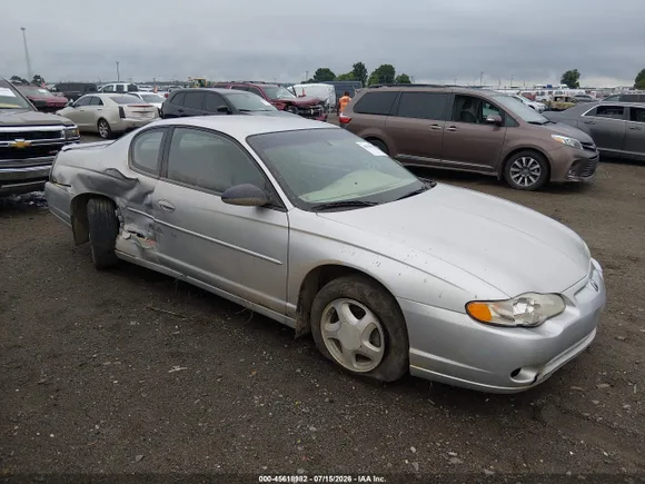 2000 Chevrolet Monte Carlo SS, VIN 2G1WX12K8Y9174032 — Side