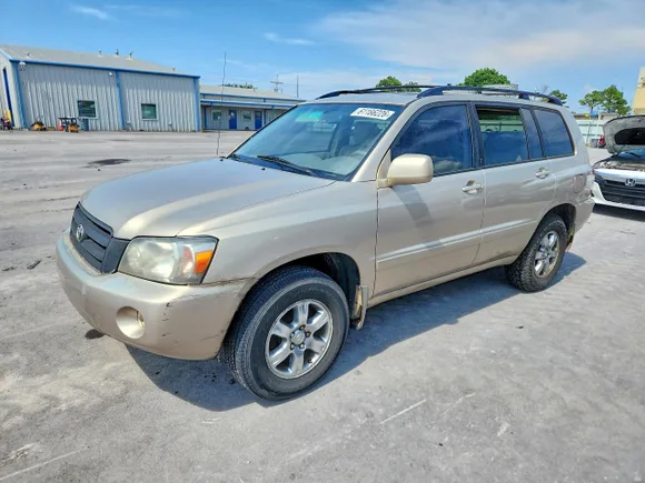 2004 Toyota Highlander Limited, VIN JTEEP21A640047555 — Rear end