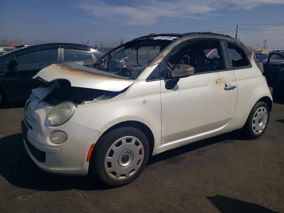 2012 FIAT 500 Pop, VIN 3C3CFFDR4CT382715 — Burn