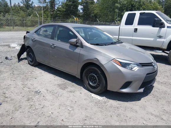 2014 Toyota Corolla S Plus, VIN 5YFBURHE3EP100530 — Rear end