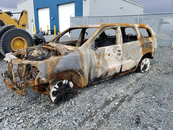2012 Dodge Durango SXT, VIN 1C4RDJAG2CC100357 — Burn