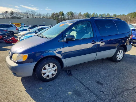 2002 Toyota Sienna CE, VIN 4T3ZF19C12U498894 — Side