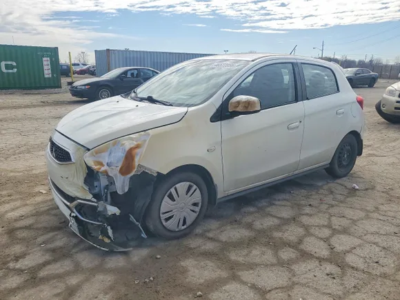 2017 Mitsubishi Mirage ES, VIN ML32A3HJ6HH019933 — Engine fire