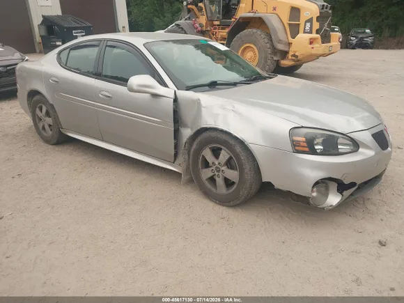 2007 Pontiac Grand Prix, VIN 2G2WP552571231315 — Undercarriage