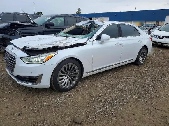 2017 Genesis G90 Ultimate, VIN KMHG54JH9HU030738 — Rollover