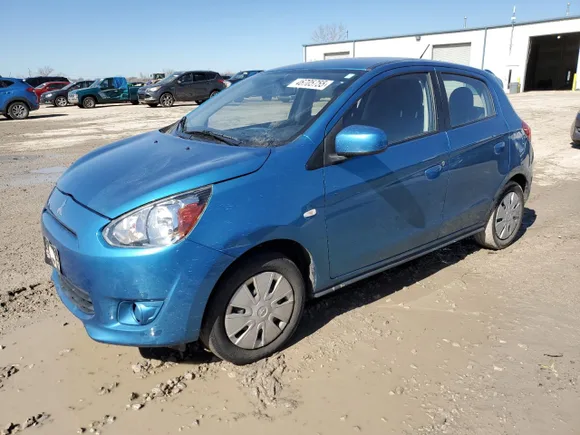 2015 Mitsubishi Mirage DE, VIN ML32A3HJ3FH005050 — Vandalism