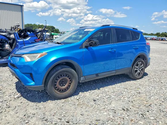 2017 Toyota RAV4 LE, VIN JTMZFREV5HJ135138 — Rear end