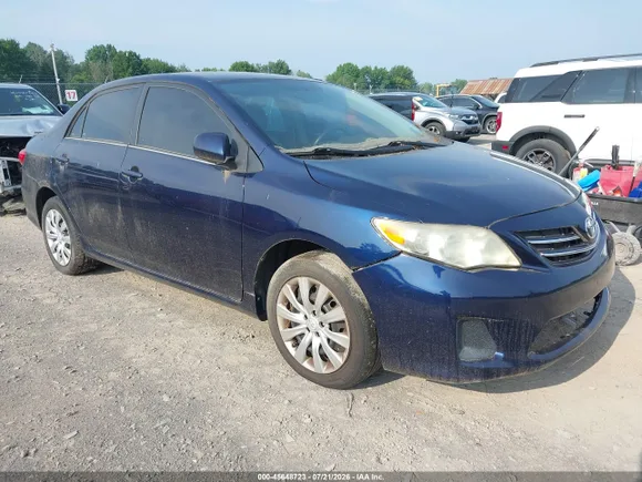 2013 Toyota Corolla S, VIN 5YFBU4EE9DP150936 — Normal wear