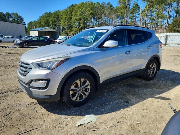 2014 Hyundai Santa Fe, VIN 5XYZU3LB3EG181302 — Engine fire