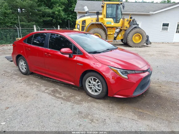 2021 Toyota Corolla Hybrid LE, VIN JTDEAMDE4MJ000793 — Fresh water flood
