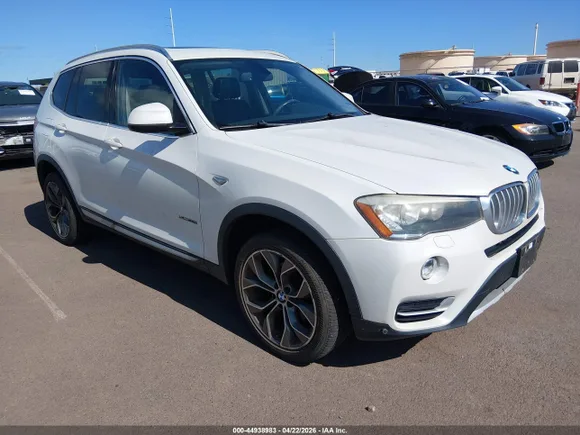 2016 BMW X3 xDrive28i, VIN 5UXWX9C56G0D73587 — Not stated
