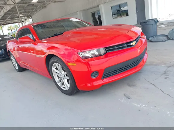 2015 Chevrolet Camaro LS, VIN 2G1FB1E3XF9238166 — Rear end