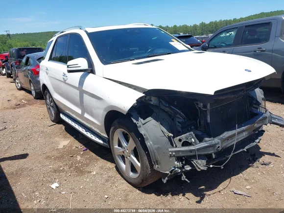 2016 Mercedes-Benz GLE 350, VIN 4JGDA5JBXGA796817 — Front end