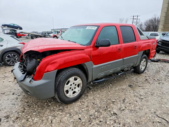 2002 Chevrolet Avalanche, VIN 3GNEK13T02G221583 — Front end