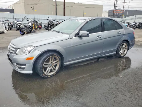 2014 Mercedes-Benz C 250 Sport, VIN WDDGF4HB5EG237114 — Partial repair