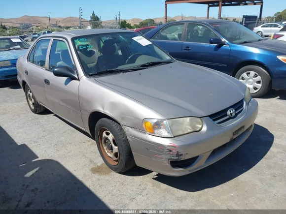 2001 Toyota Corolla S, VIN 1NXBR12E71Z437688 — Normal wear