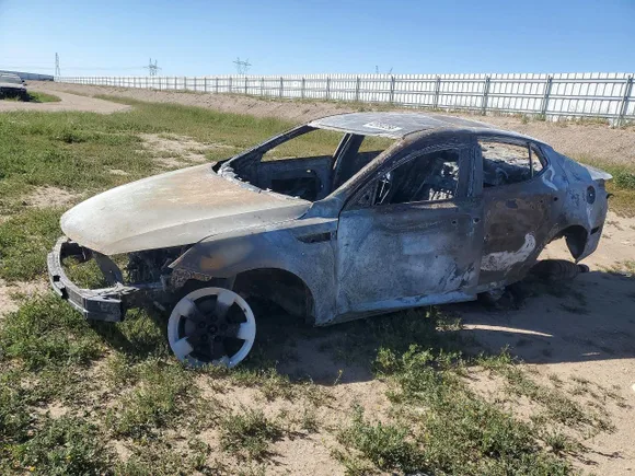 2015 Kia Optima LX, VIN KNAGM4A70F5634164 — Burn