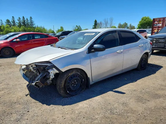 2018 Toyota Corolla LE, VIN 2T1BURHE1JC074343 — Front end