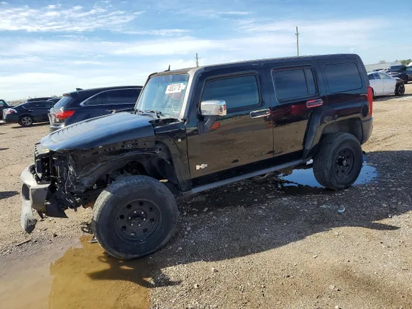 2007 Hummer H3 SUV, VIN 5GTDN13E678248144 — Front end