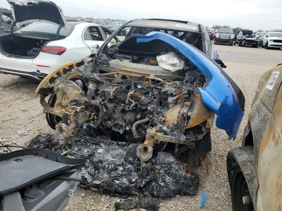 2022 Maserati Levante S, VIN ZN661YUS2NX382028 — Engine fire