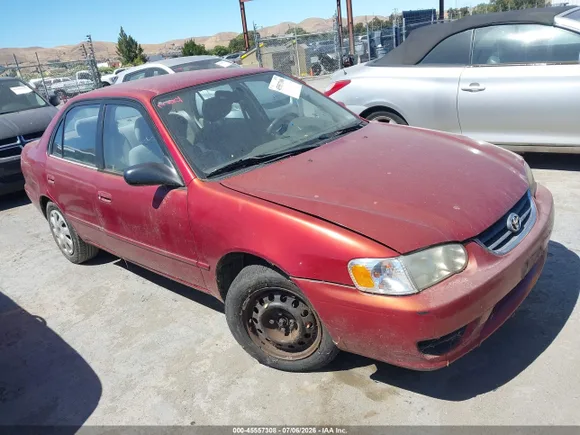2001 Toyota Corolla LE, VIN 1NXBR12E91Z431648 — Normal wear