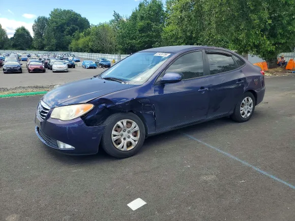 2010 Hyundai Elantra GLS, VIN KMHDU4AD7AU990701 — Front end