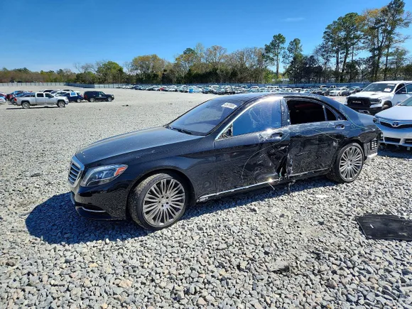2016 Mercedes-Benz S 550, VIN WDDUG8FB0GA247307 — Rear end