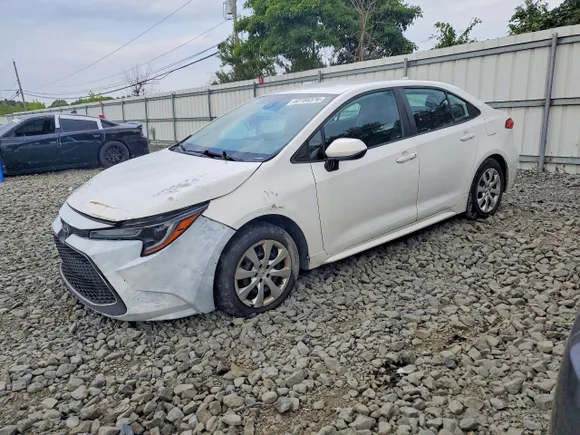2020 Toyota Corolla LE, VIN 5YFEPRAE3LP040664 — Front end