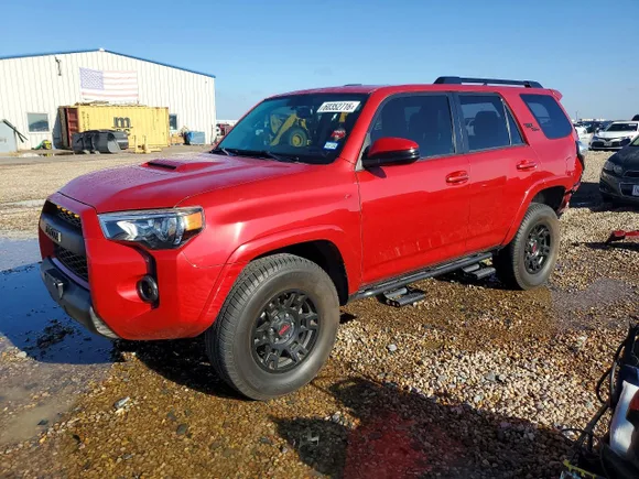 2019 Toyota 4Runner TRD Off Road Premium, VIN JTEBU5JR1K5638475 — Rear end